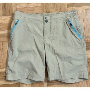 New Orvis Trout Bum Fishing Hiking Wading Shorts Womens 4 Nylon Stretch Khaki
